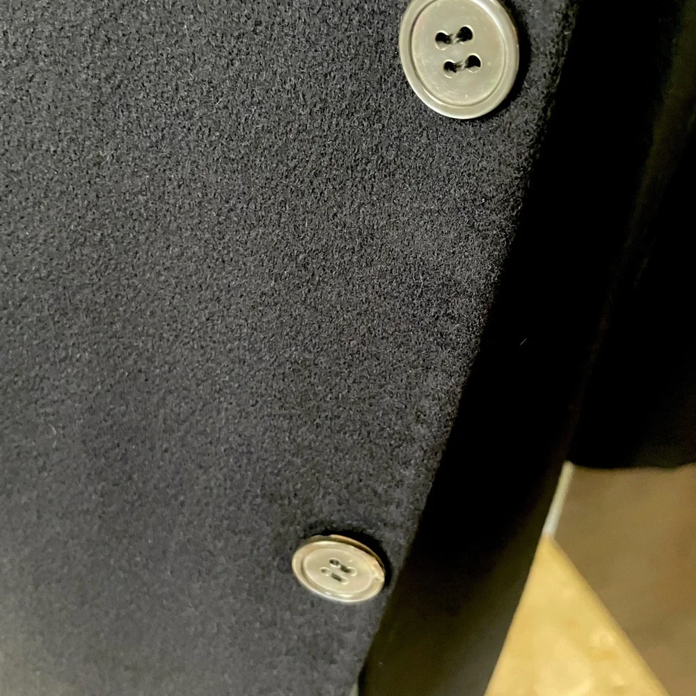 CANALI 100% CASHMERE BLACK 2 BTN SINGLE BREASTED JACKET  54L ITALY